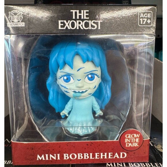 CultureFly Glow-in-the-Dark Mini Bobblehead Regan The Exorcist. FBPB - Picture 1 of 1